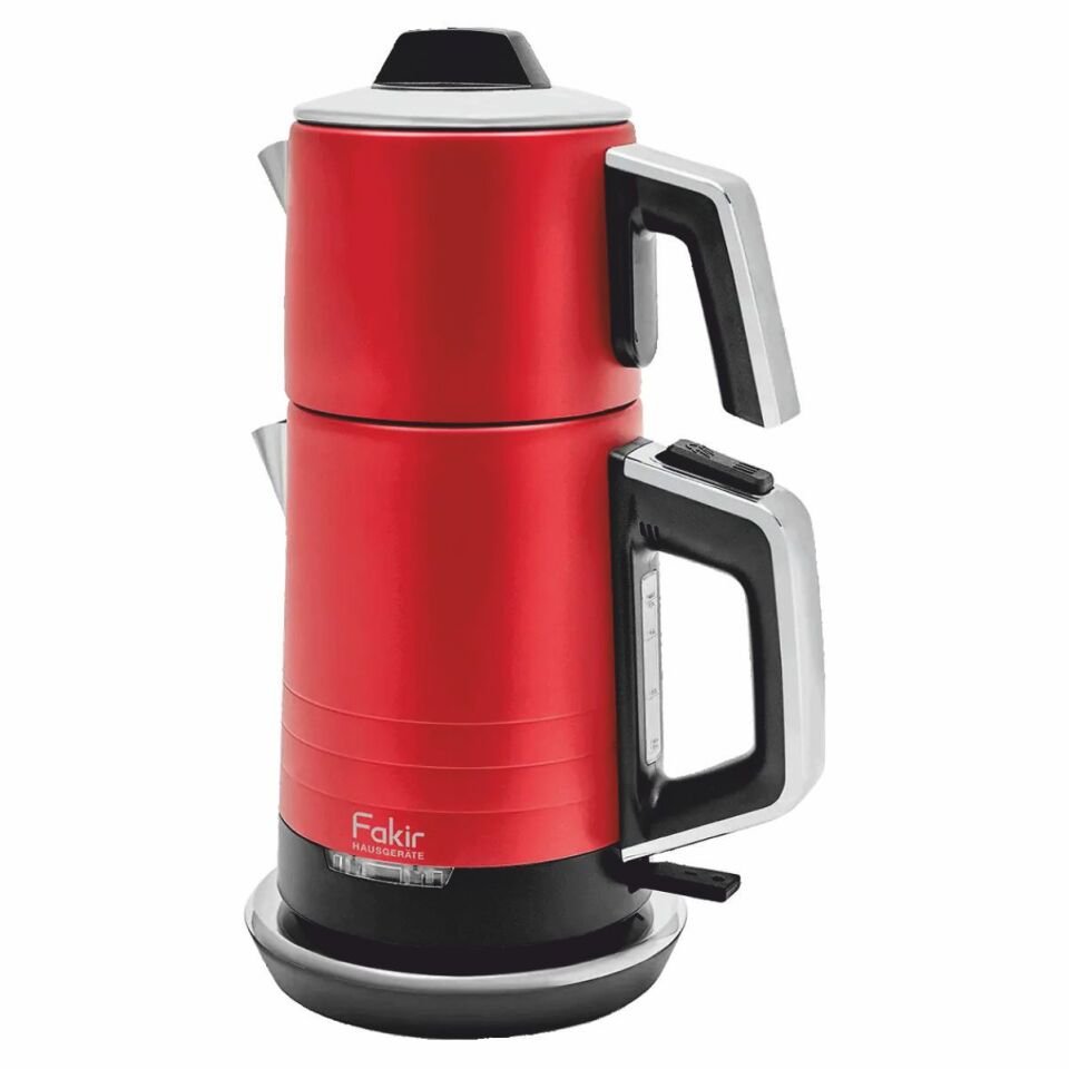 Fakir Temper Kırmızı 1800 W Çelik Çay Makinesi