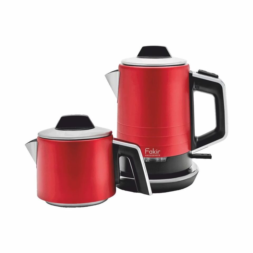 Fakir Temper Kırmızı 1800 W Çelik Çay Makinesi