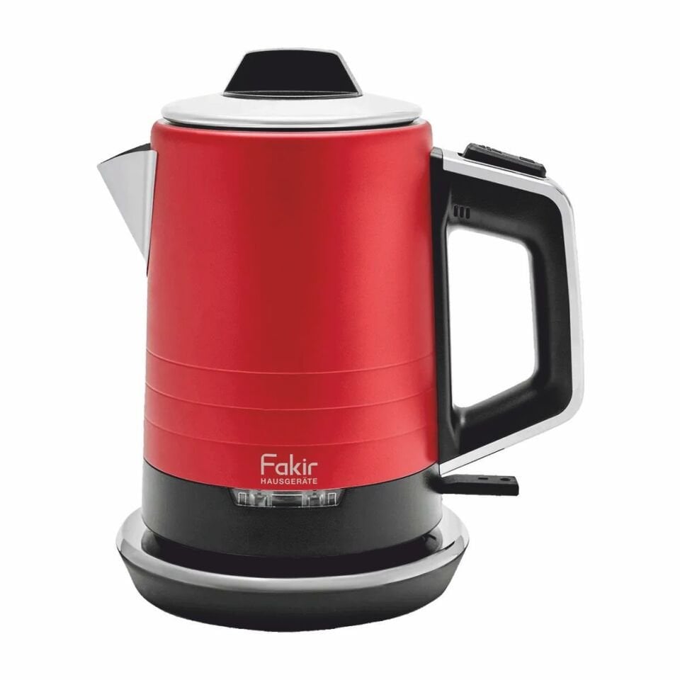 Fakir Temper Kırmızı 1800 W Çelik Çay Makinesi