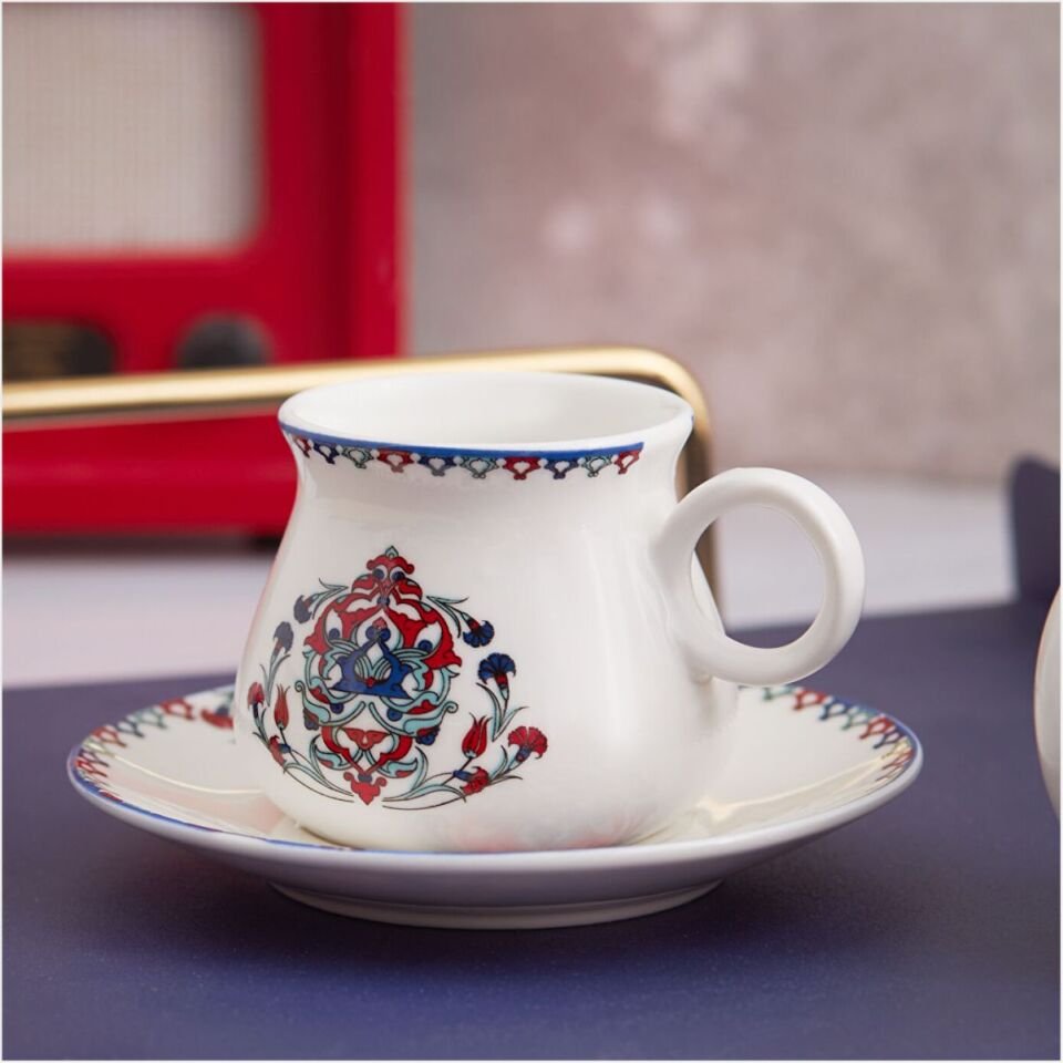 KARACA HATTAT 6 KİŞİLİK 90 ML KAHVE FİNCANI