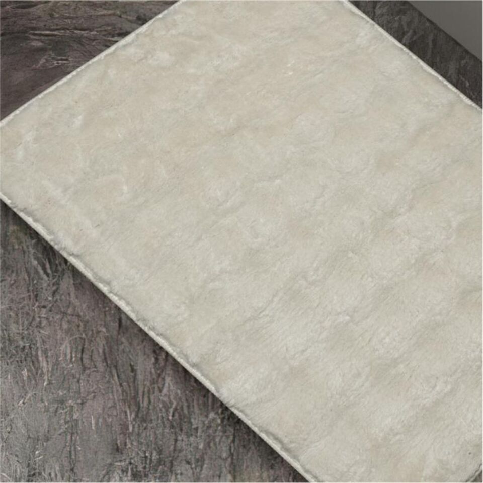 Schafer Home Pia 2'Li Peluş Banyo Paspas - Krem01