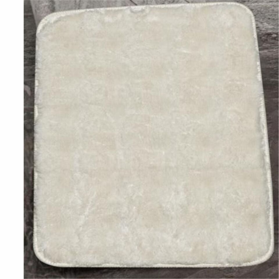 Schafer Home Pia 2'Li Peluş Banyo Paspas - Krem01