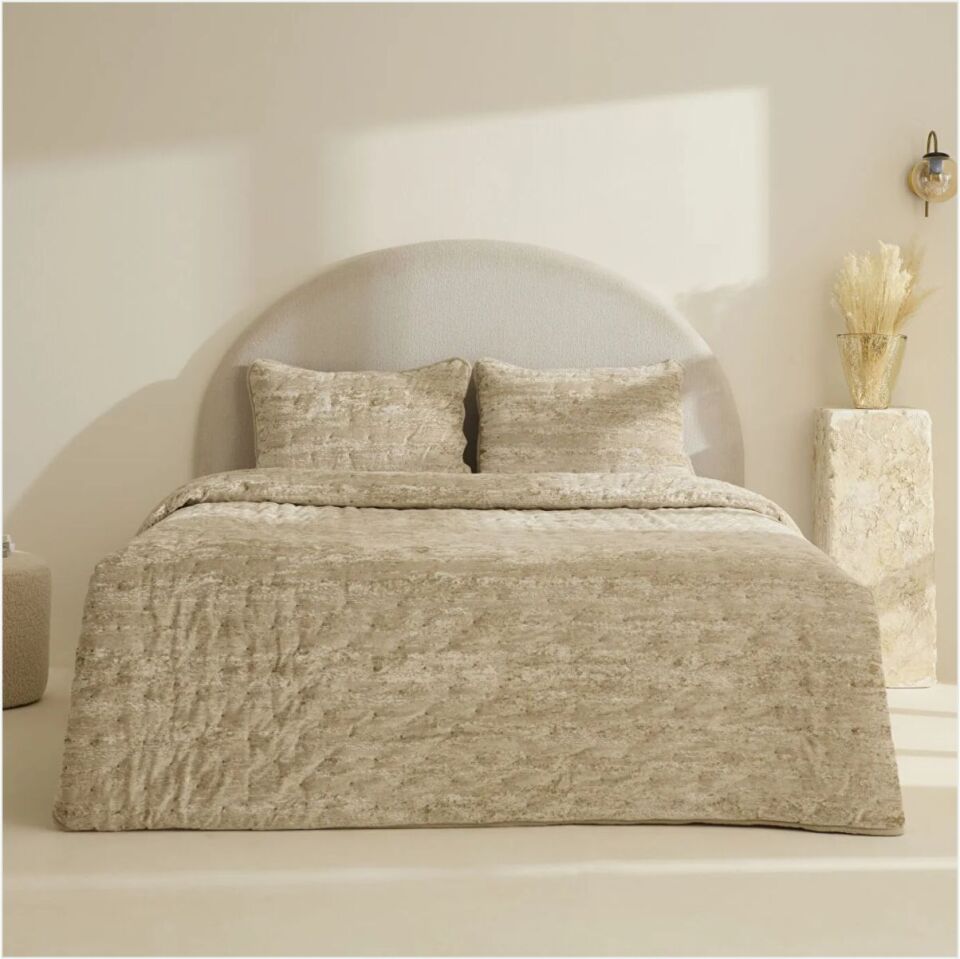 KARACA CLEMENT YATAK ÖRTÜSÜ ÇİFT KİŞİLİK BEJ