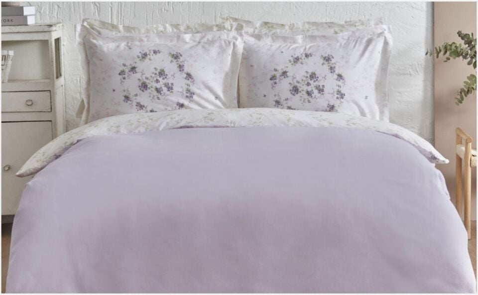 Karaca Home Nevra Summer Set Çift Kişilik Pikeli Takımı Lila