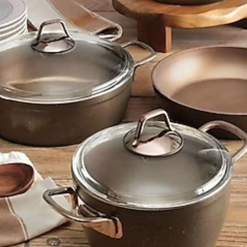 Pierre Cardin Graniks Metal Saplı 7 Parça Tencere Seti Bakır