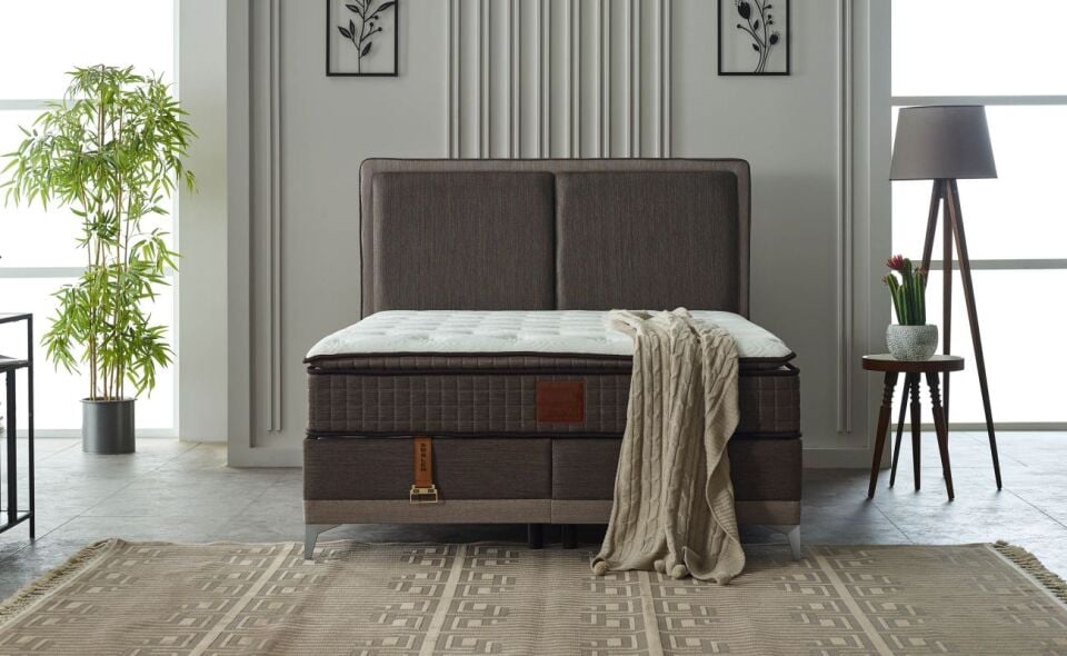 Aspendos 100X200 Baza Seti Kahve