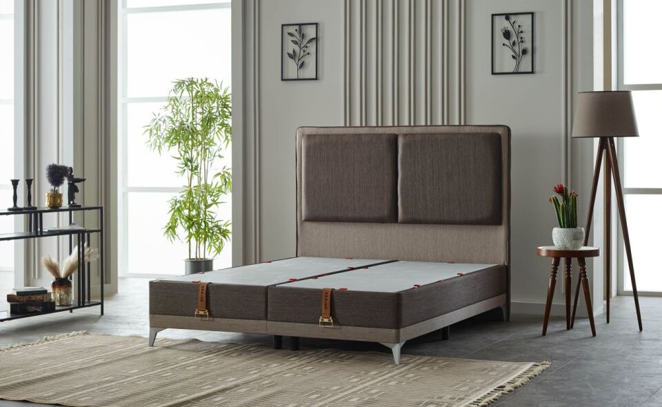 Aspendos 100X200 Baza Seti Kahve