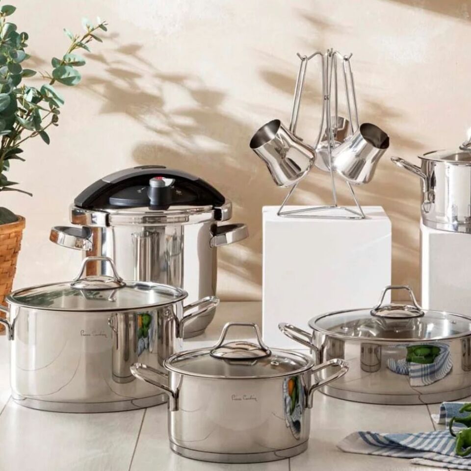 Pierre Cardin Jupiter 17 Parça Tencere Seti