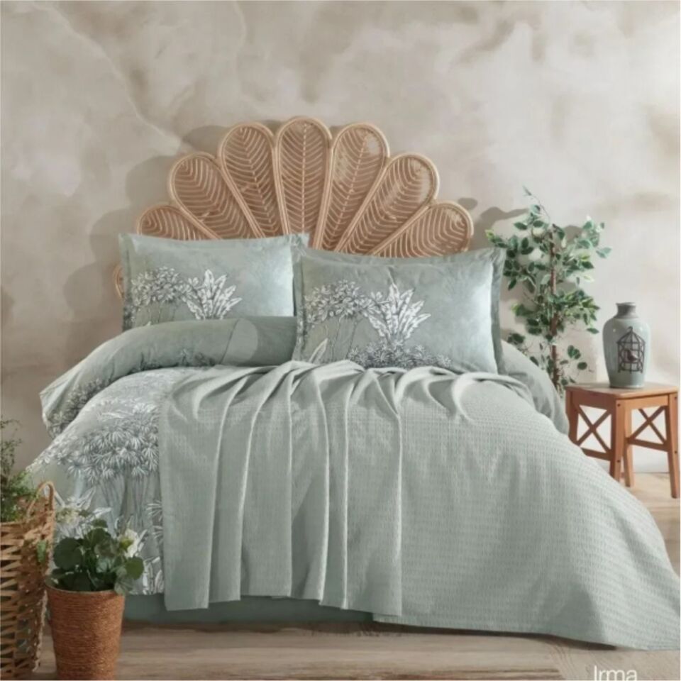 Aran La Nature Nevresimli Çk Pike Takımım V7 Adaçayı