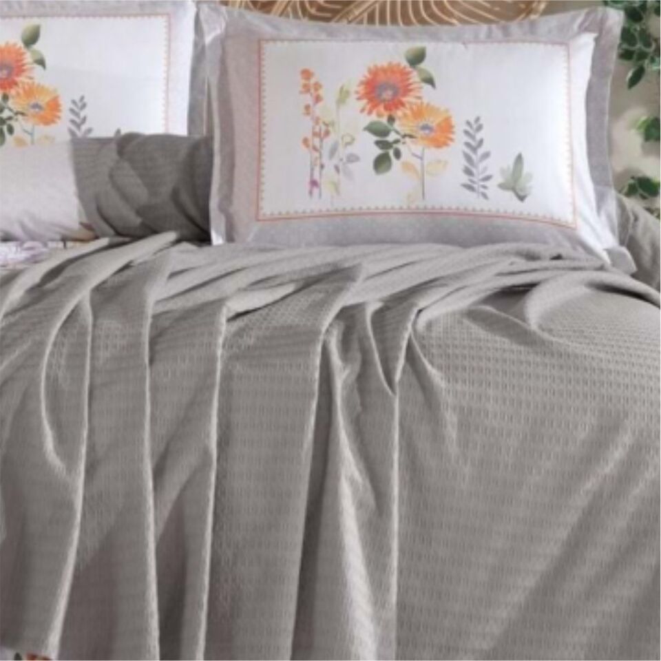 Aran La Nature Nevresimli Çk Pike Takımım V6 A.Gri