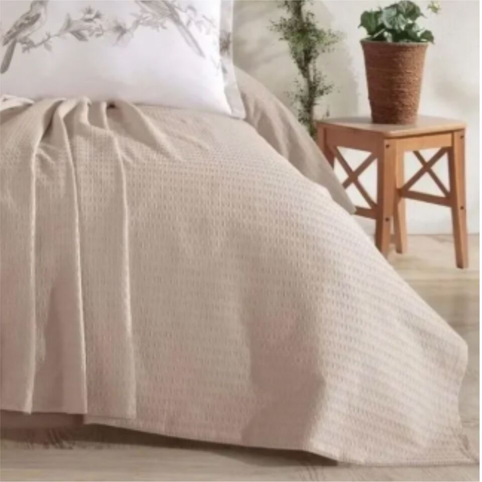 Aran La Nature Nevresimli Çk Pike Takımım V5 Taş Rengi