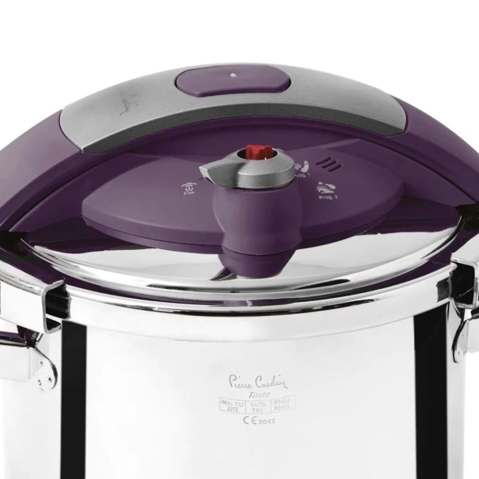 Pierre Cardin Taste 7 lt Gri Düdüklü Tencere