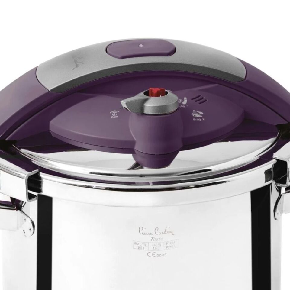 Pierre Cardin Taste 7 lt Gri Düdüklü Tencere
