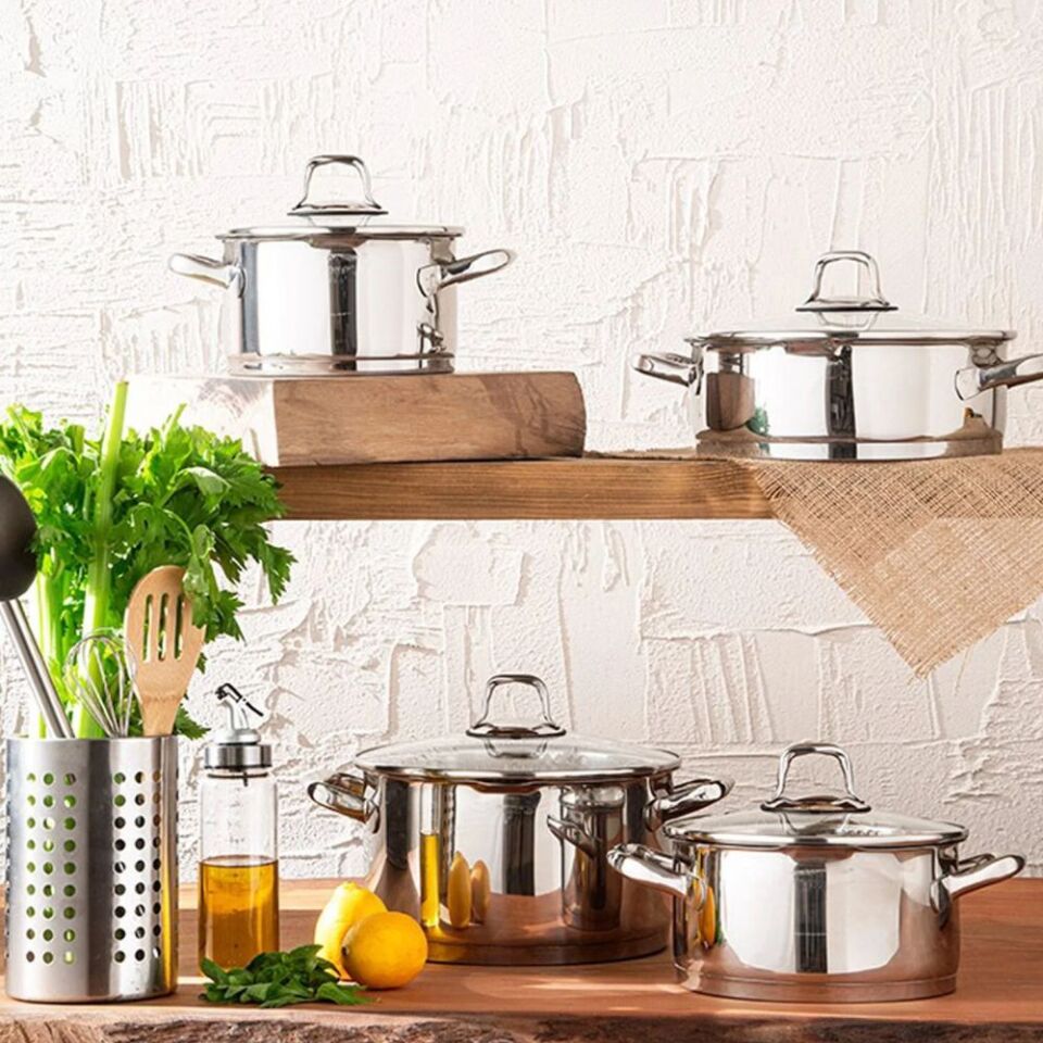 Pierre Cardin 8 Parça Gloria Tencere Seti