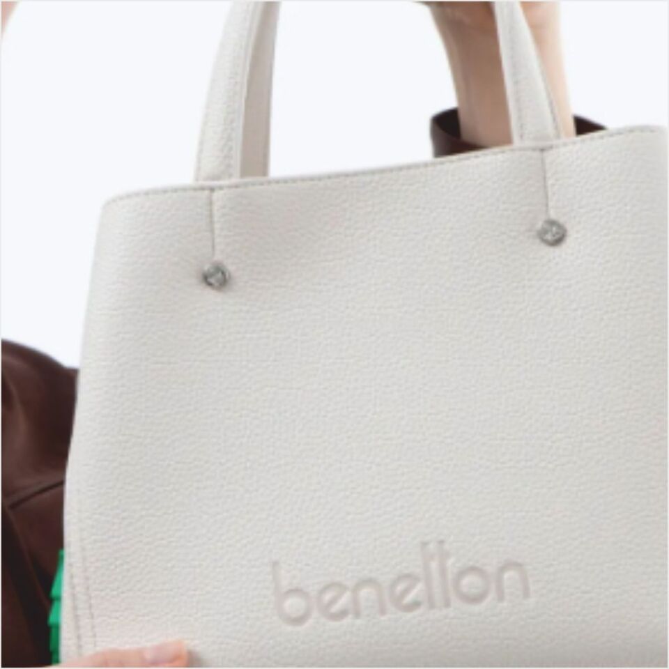 Benetton  BNT-1507 Floter El Çantası Bej