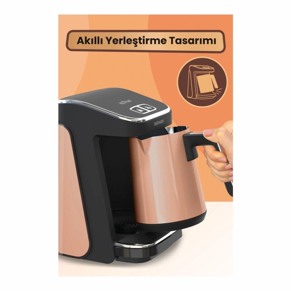 Goldmaster GM9900 ProKıvam Geniş Hazne Türk Kahve Makinesi