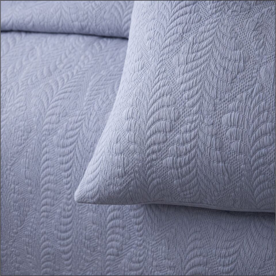 PAMUKLAR APRİCİTAS Ç.K. YATAK ÖRTÜSÜ SET BOURBON INDIGO