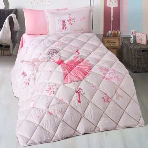 Aran Rf Uyku Seti Tek Kişilik (B) Romantic Gırl / V1 - Pembe