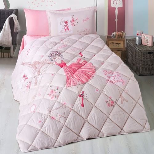 Aran Rf Uyku Seti Tek Kişilik (B) Romantic Gırl / V1 - Pembe