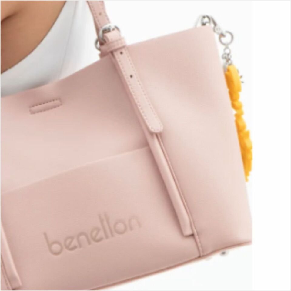 Benetton  BNT-1512 Naturel Kol Çantası Pembe