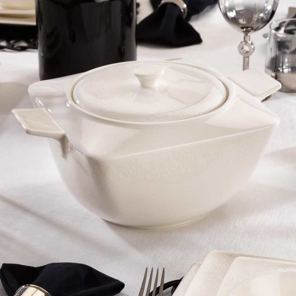 SCHAFER GLAMOR SENSE YEMEK TAKIMI-60 PARÇA-BEYAZ