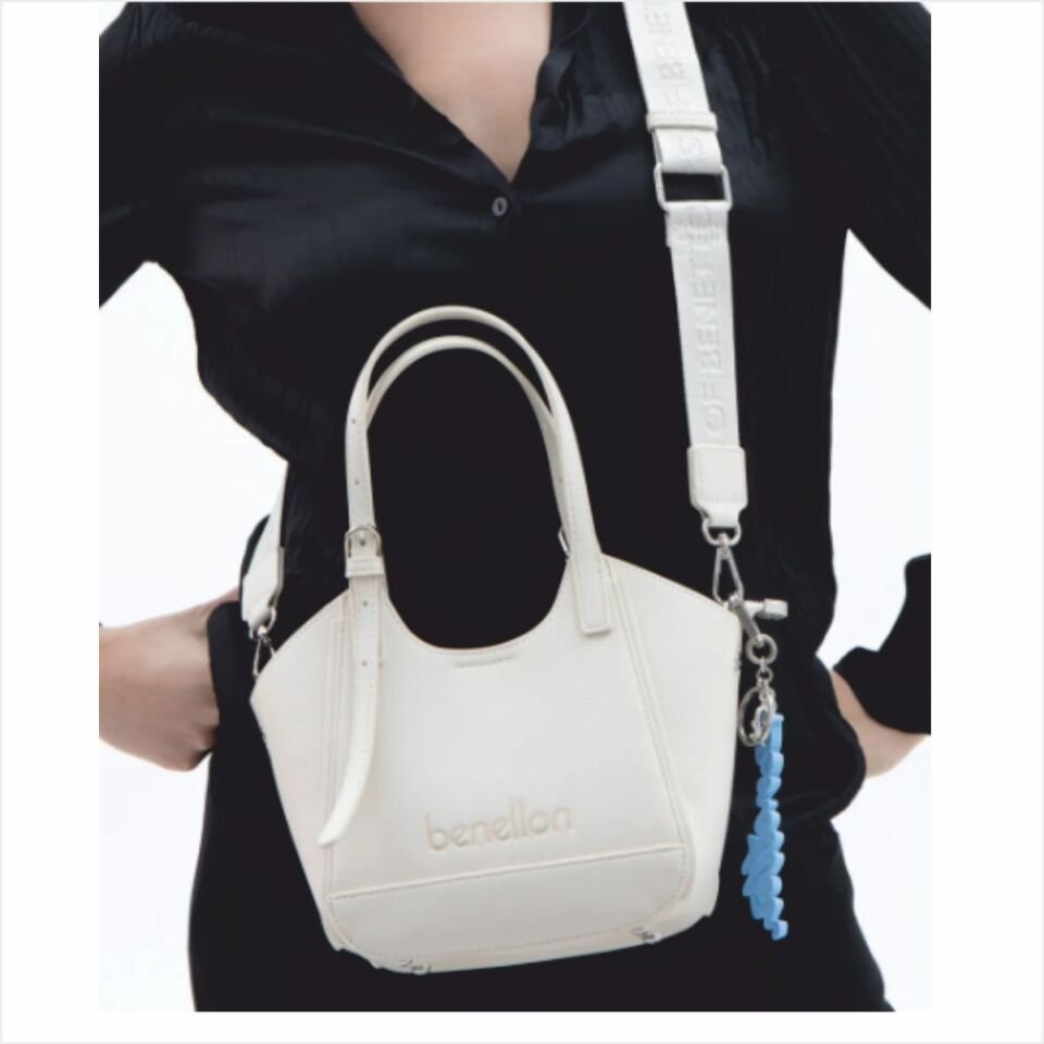 ST  BNT-1516 NATUREL EL ÇANTASI BEYAZ