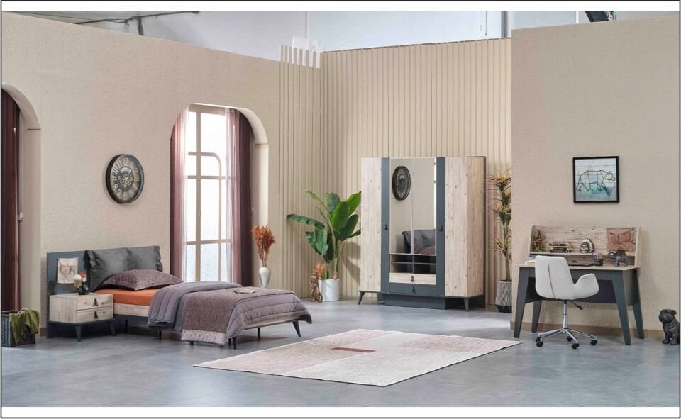 UĞURLU RODİ 3'LÜ GARDOROP