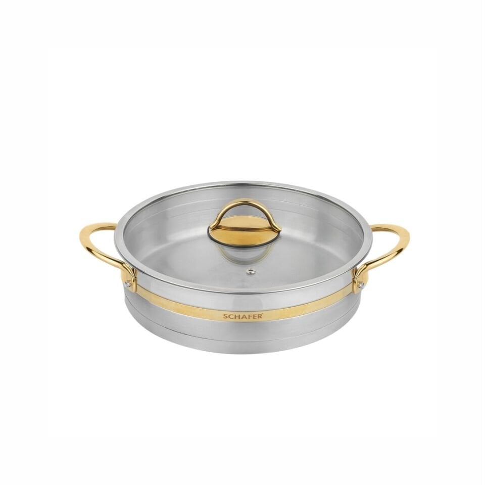 Schafer Golden Line Inox 8 Parça Çelik Tencere Seti