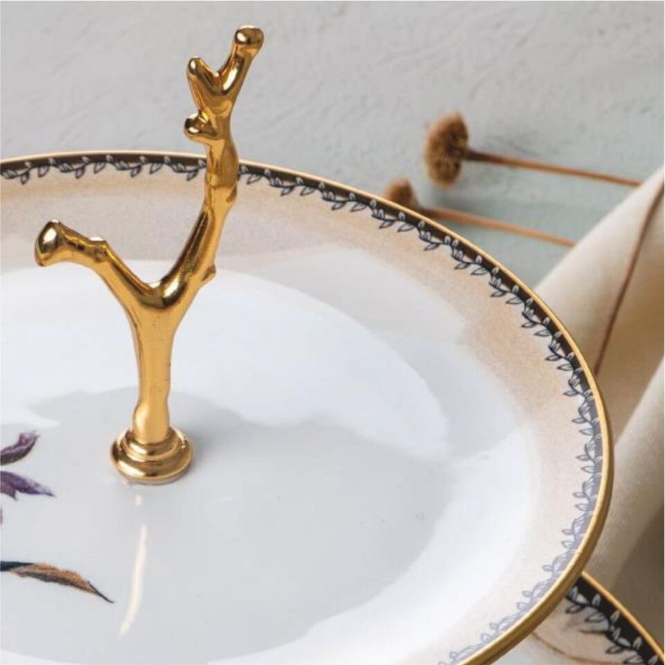 Acar Hca-06419/12 Nova Katlı Kurabiyelik Tabağı