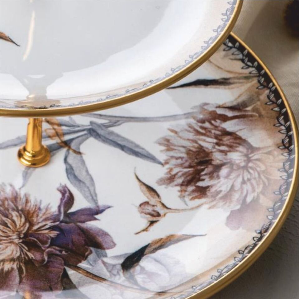 Acar Hca-06419/12 Nova Katlı Kurabiyelik Tabağı