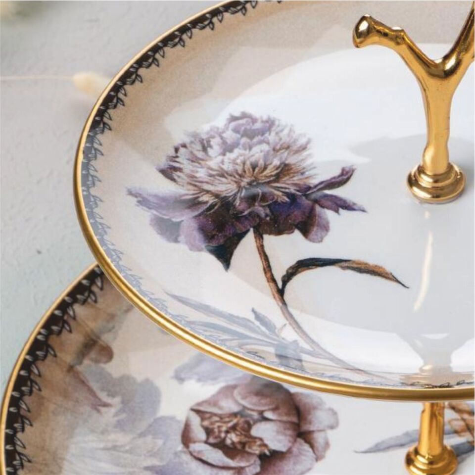 Acar Hca-06419/12 Nova Katlı Kurabiyelik Tabağı