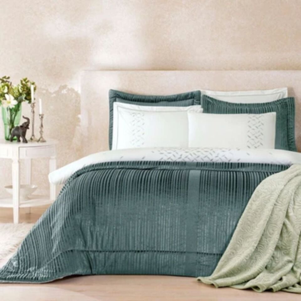 Taç Sirius Abiye Çeyiz Seti Yeşil