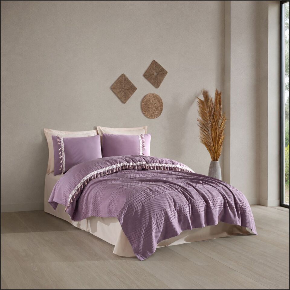 ARAN BUTİK PİKE TAKIMI T.K  BOHAMLINE / V7 - LİLA