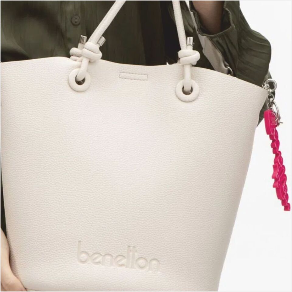 Benetton  BNT-1534 Floter Kol Çantası Bej