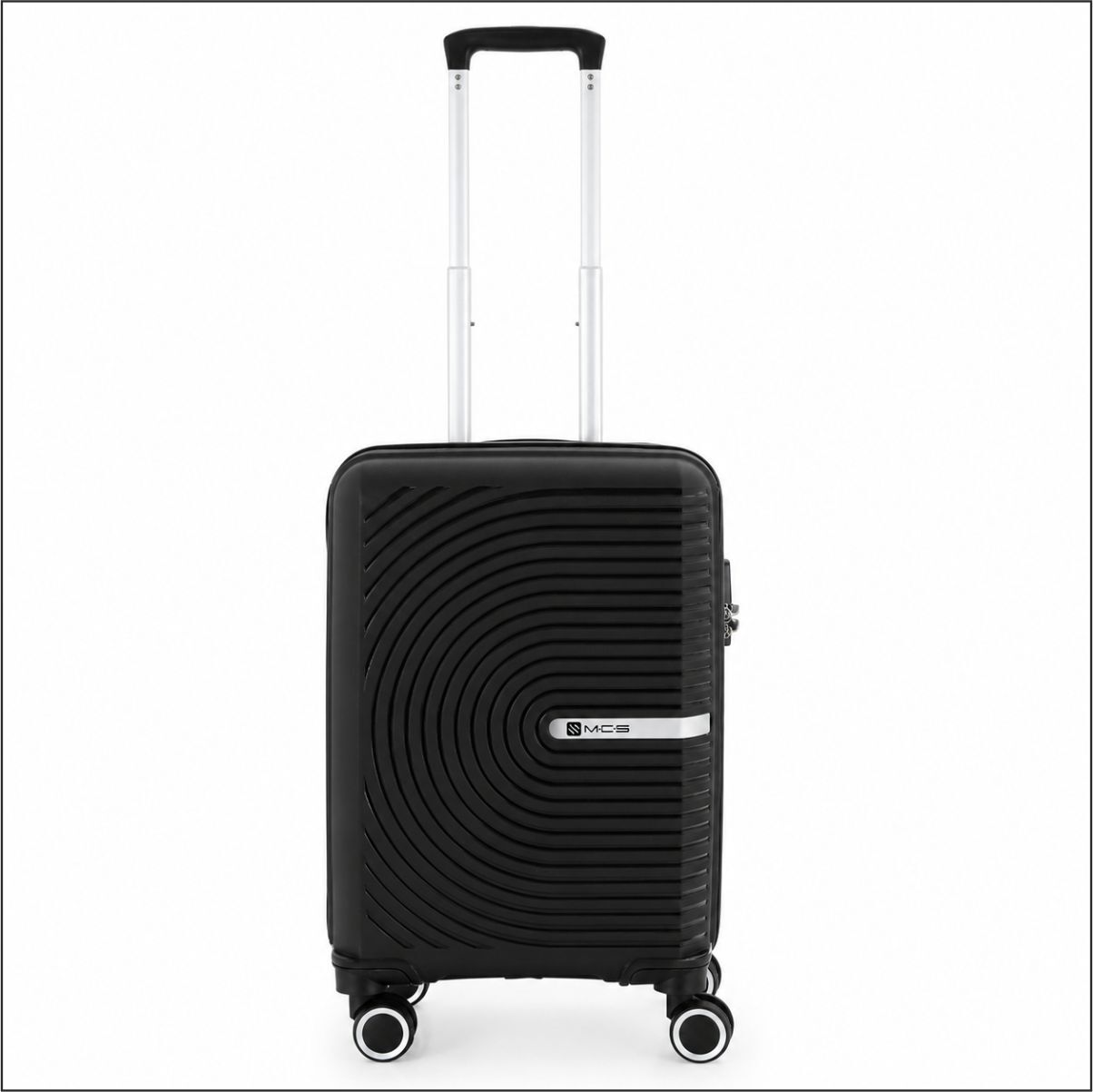 MÇS V374 SU Y.ÜRETİM PP VALİZ GRİ/HARDAL-55 CM