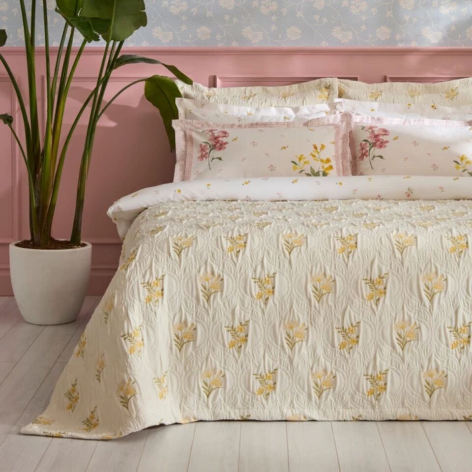 Karaca Home Melina Çift Kişilik Yatak Örtüsü Takımı Multicolor