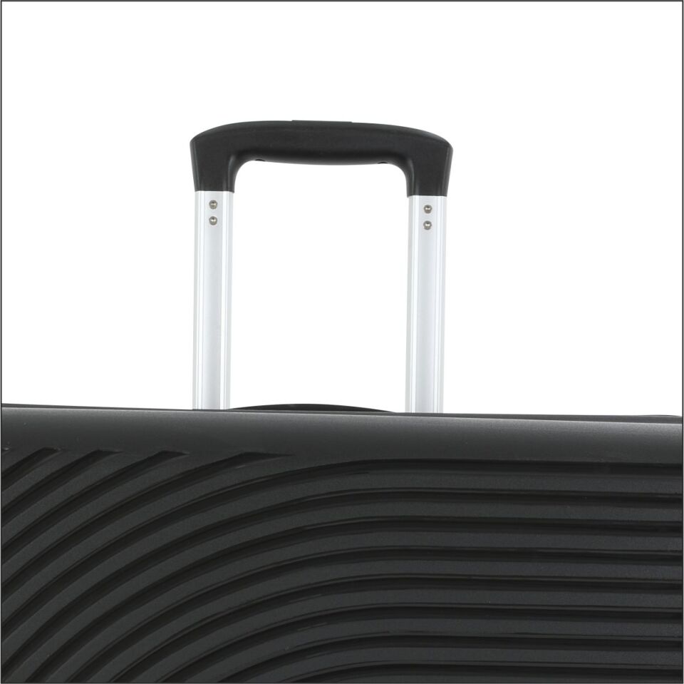 MÇS V374 SU Y.ÜRETİM PP VALİZ GRİ/HARDAL-75 CM