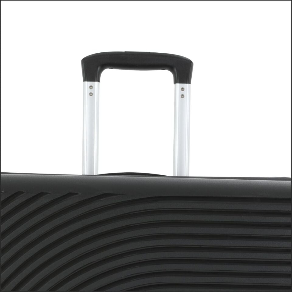 MÇS V374 SU Y.ÜRETİM PP VALİZ GRİ/HARDAL-75 CM