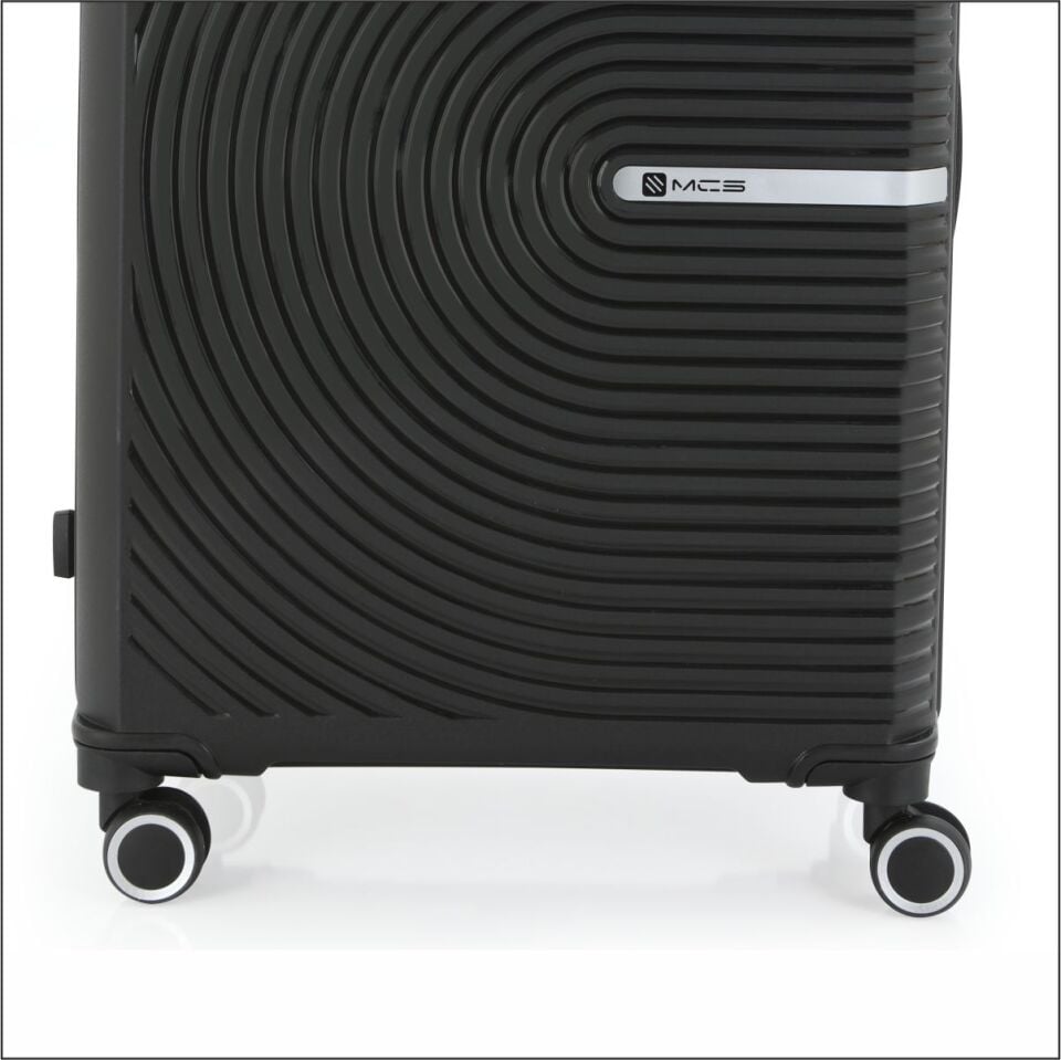 MÇS V374 SU Y.ÜRETİM PP VALİZ GRİ/HARDAL-75 CM