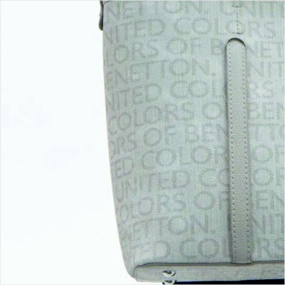 Benetton  BNT-1613 Monogram Eskitme Kol Çantası Taş
