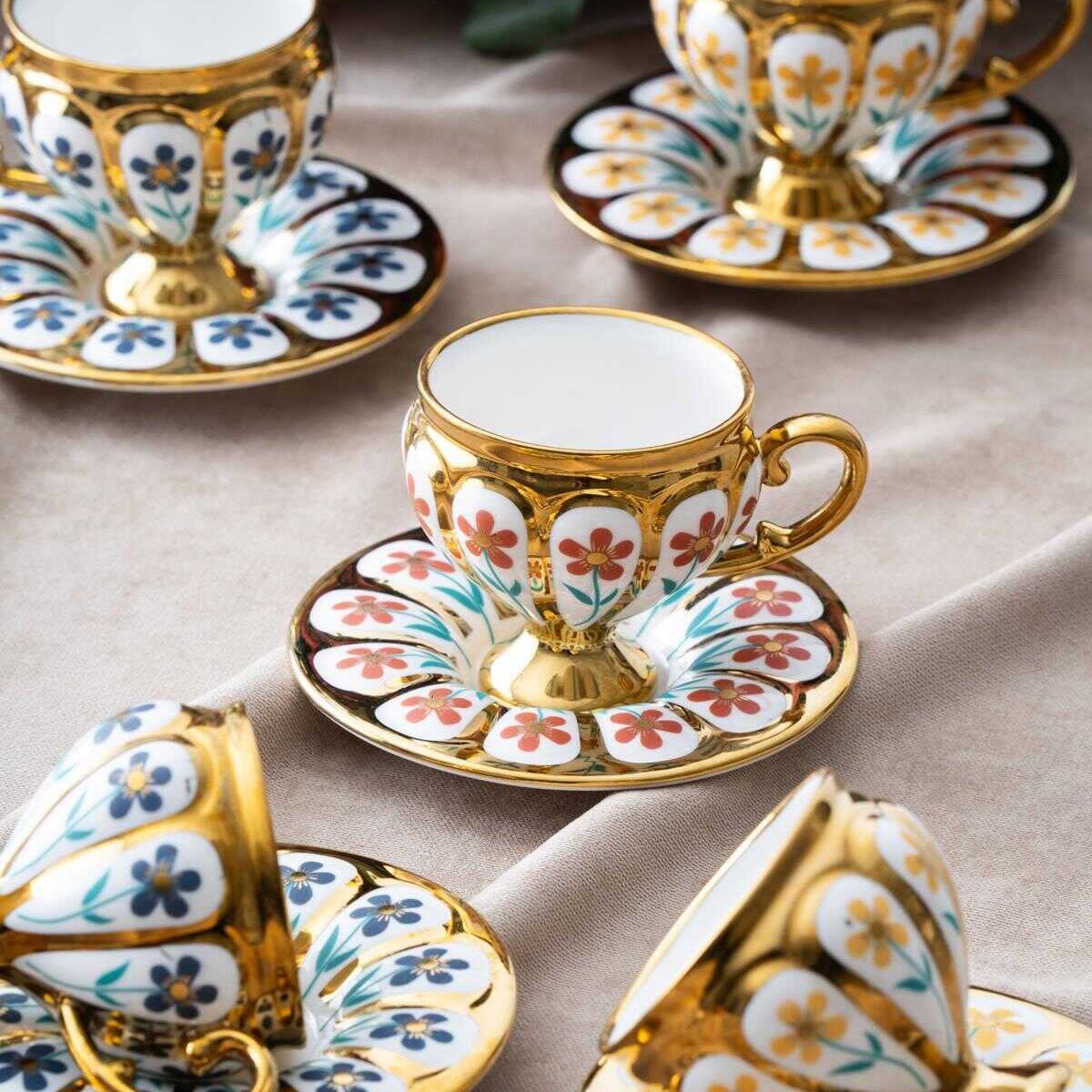 Acar Oscar 6 Kişilik Kahve Fincanı Takımı - 90 ml