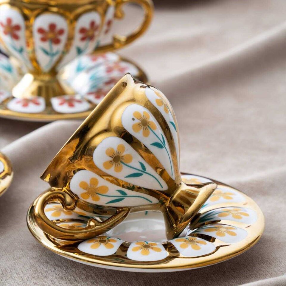 Acar Oscar 6 Kişilik Kahve Fincanı Takımı - 90 ml