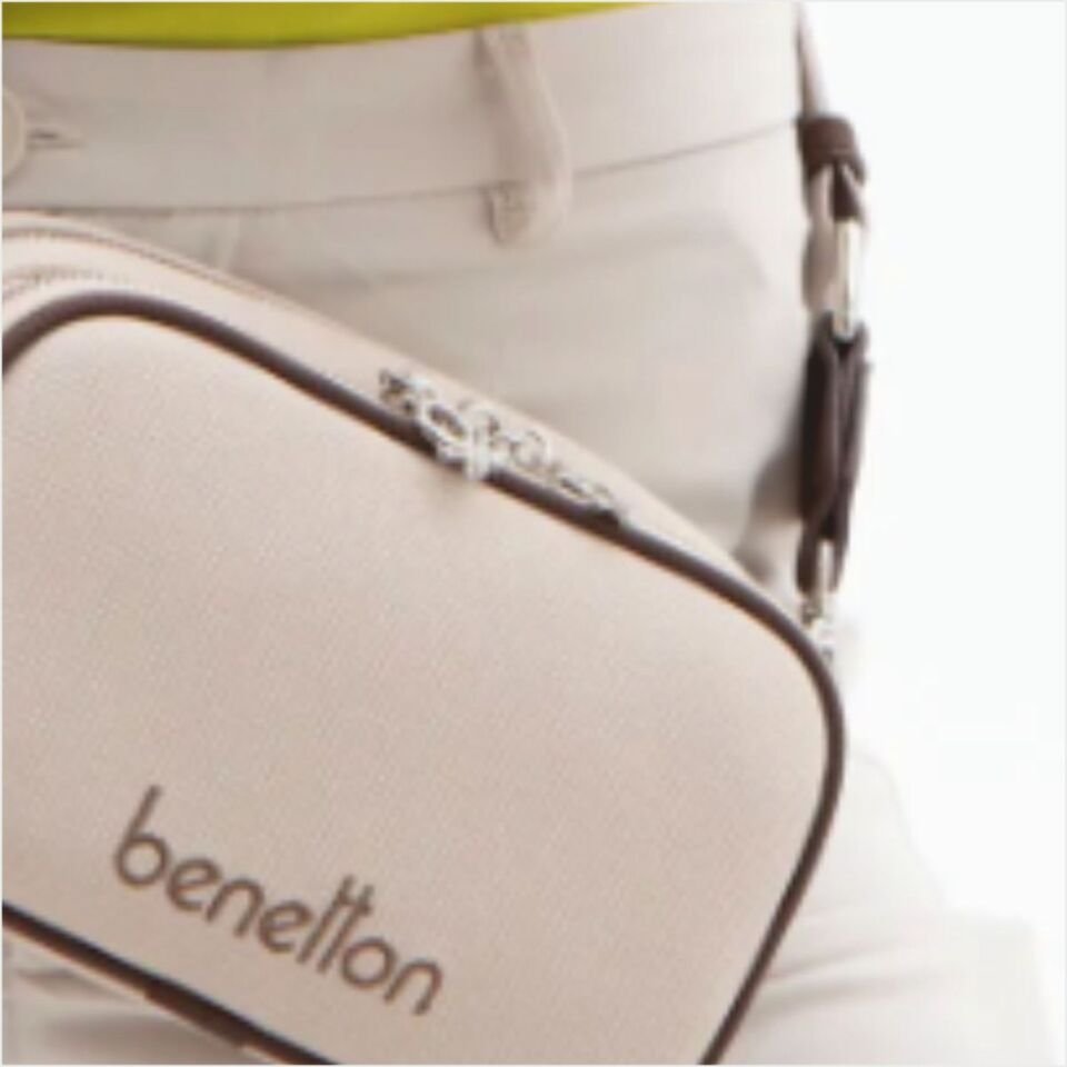 Benetton  BNT-1626 Nano Kol Çantası Bej-Kahve