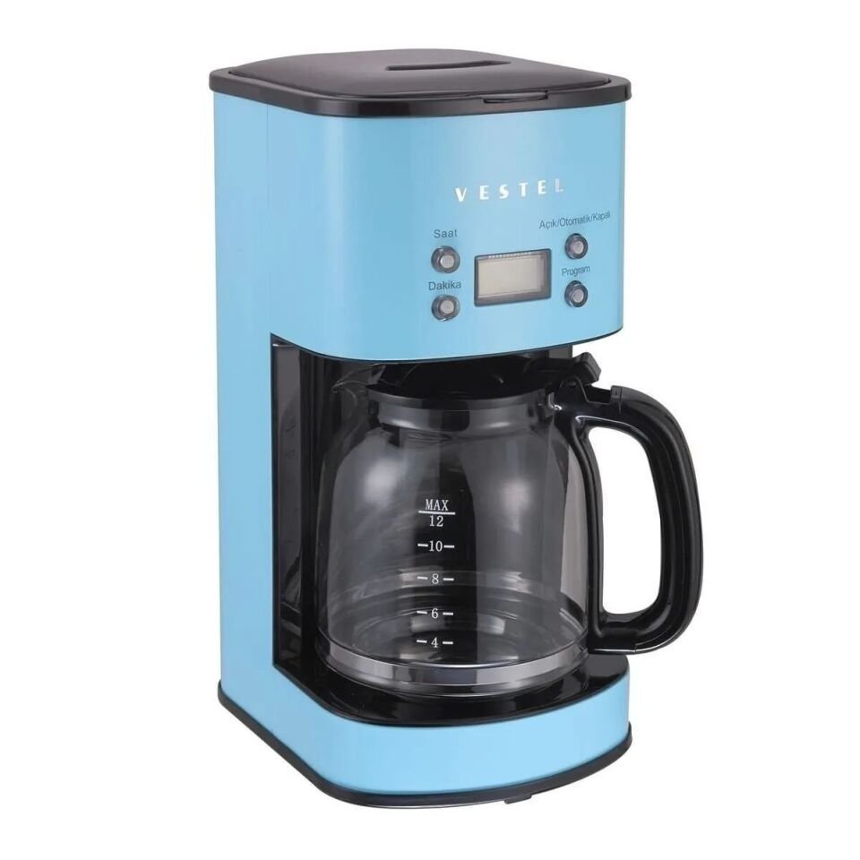 Vestel Retro Filtre Kahve Makinesi Düş Mavisi