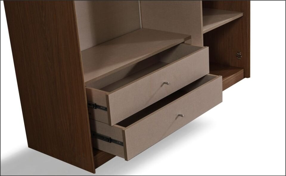 BAYMOP NAPOLİ 3LÜ DOLAP CEVİZ