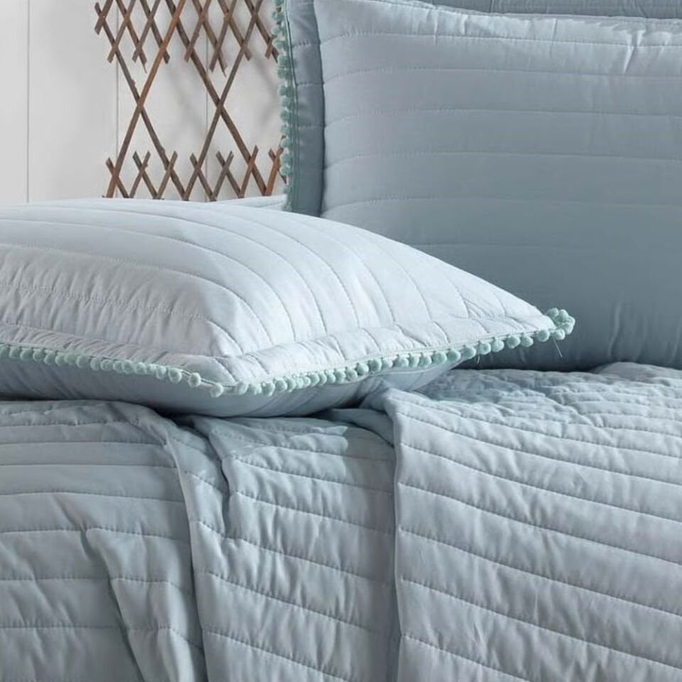 Aran Clasy Pedra V4 Turkuaz Ranforce Tek Kişilik Yatak Örtüsü Takımı