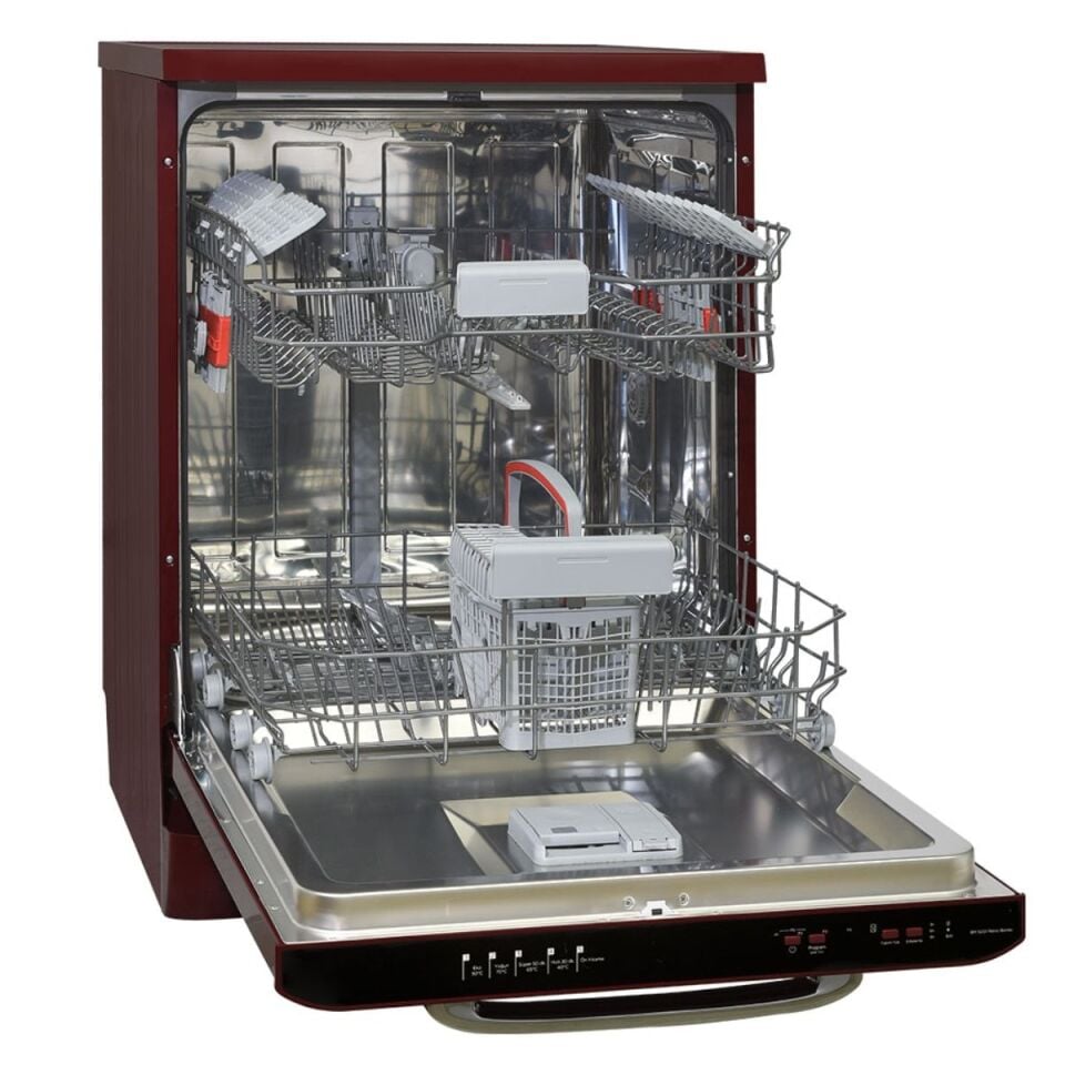 Vestel BM 5001 Retro Kırmızı 5 Programlı Bulaşık Makinesi