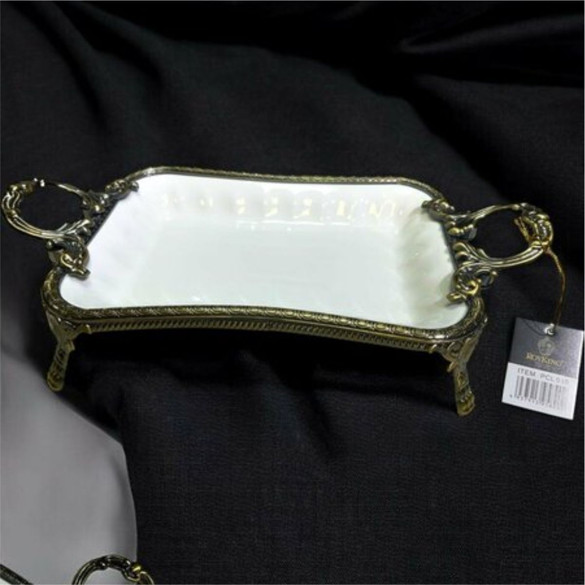 Rekabet  Pcl 010 Elegance Dikdörtgen örtgenSunum Tabak Antıque 36 Cm