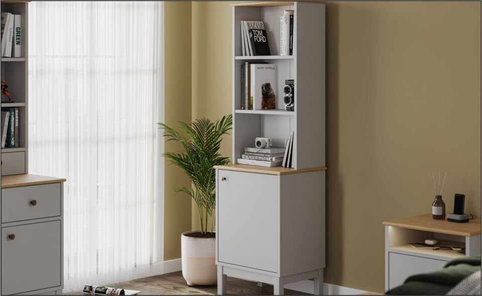 PİYANO ETRO GREY KİTAPLIK