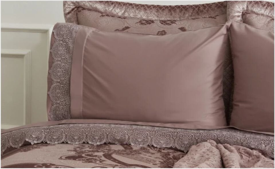 Karaca Home Valeria Queen 8 Parça Çeyiz Seti Gül Kurusu